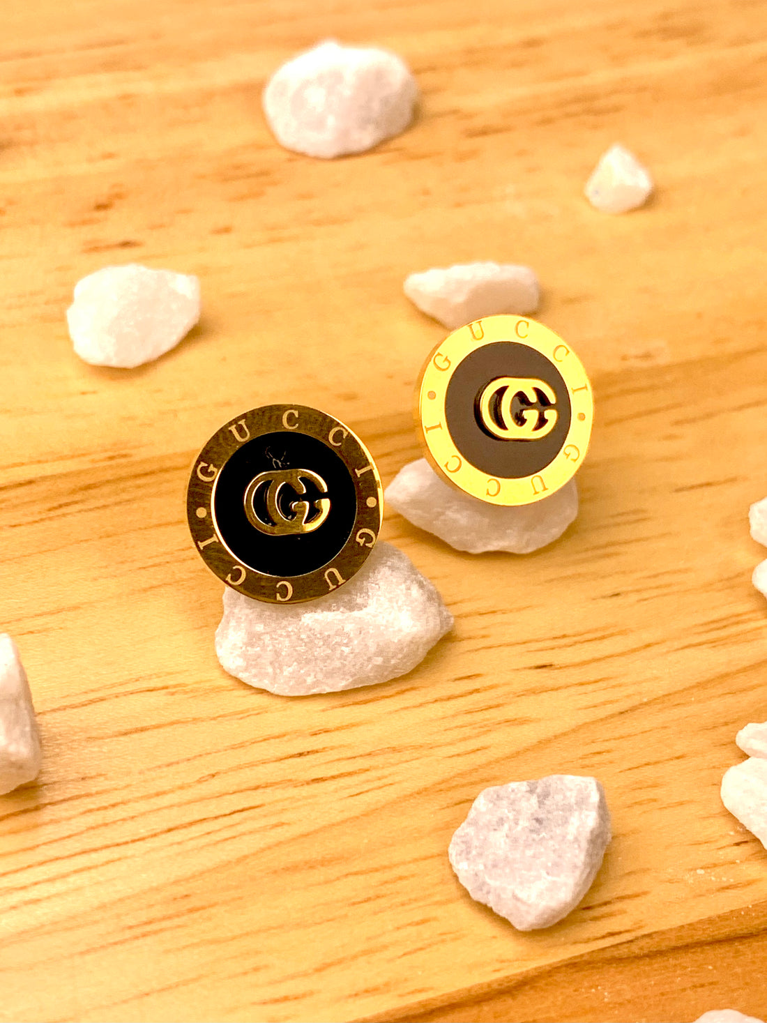 Luxe Crest Studs