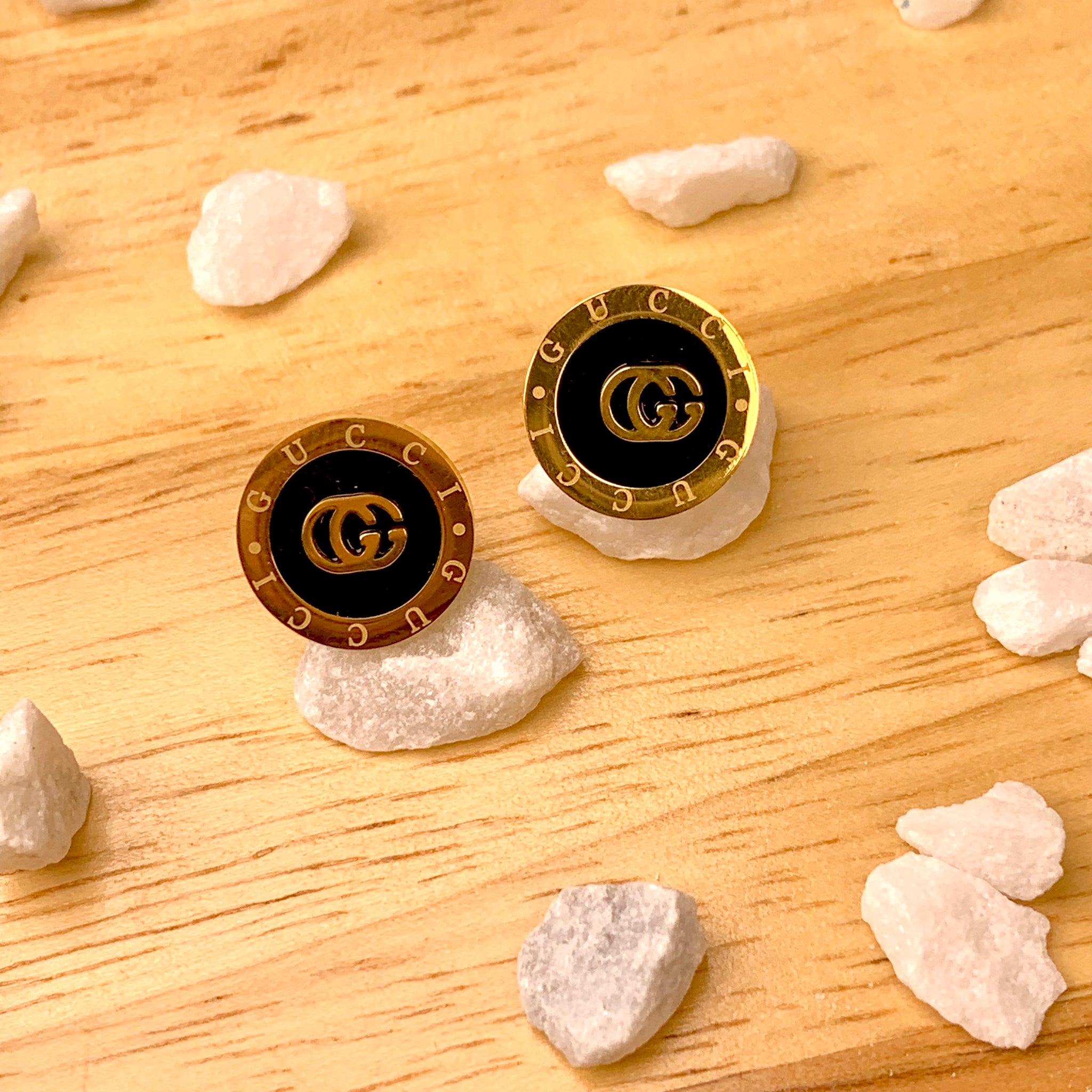 Luxe Crest Studs