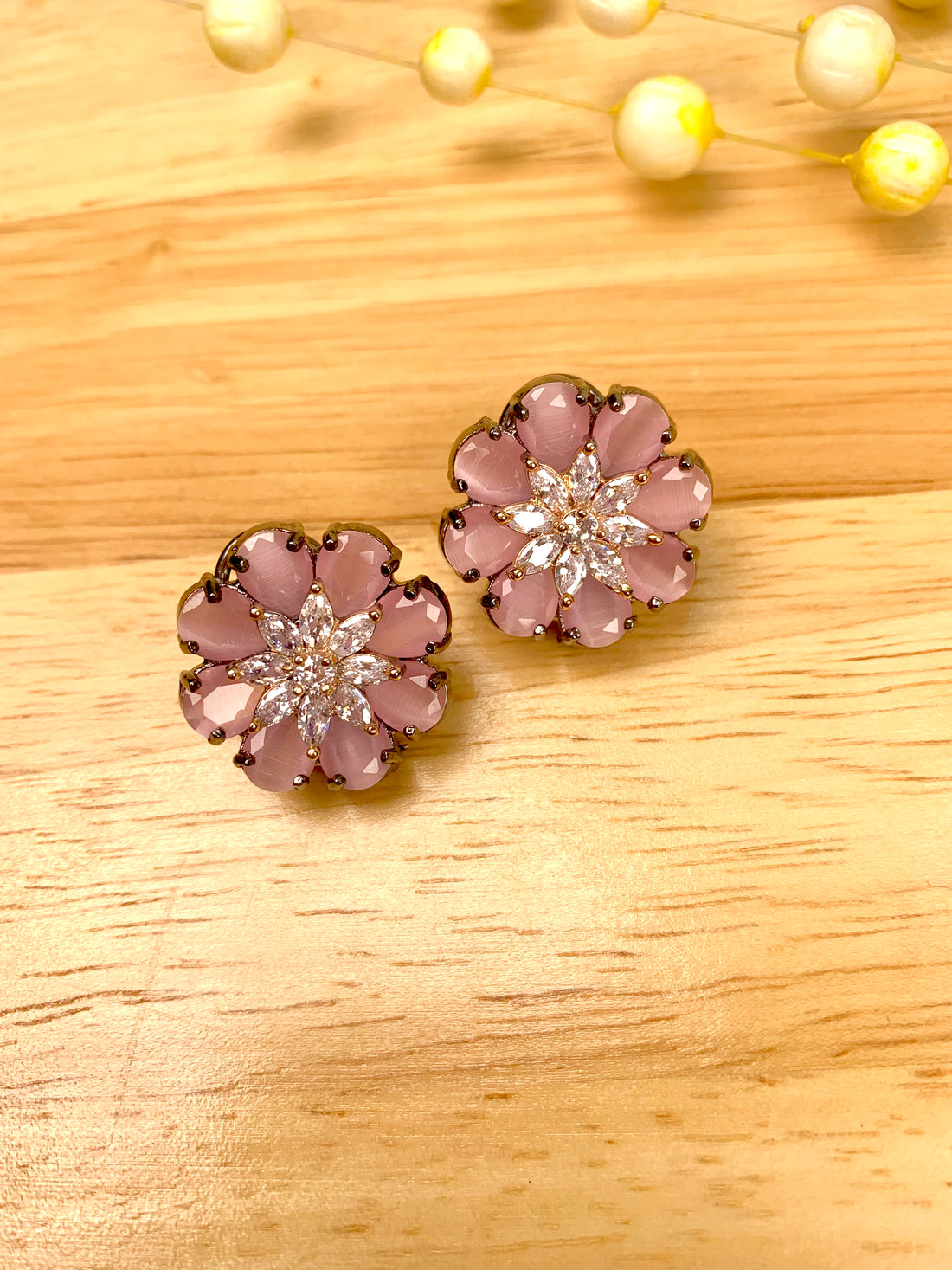 Roselle Floral Studs