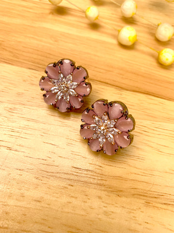 Roselle Floral Studs